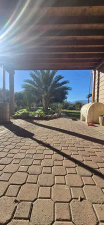 a view of a house with a patio