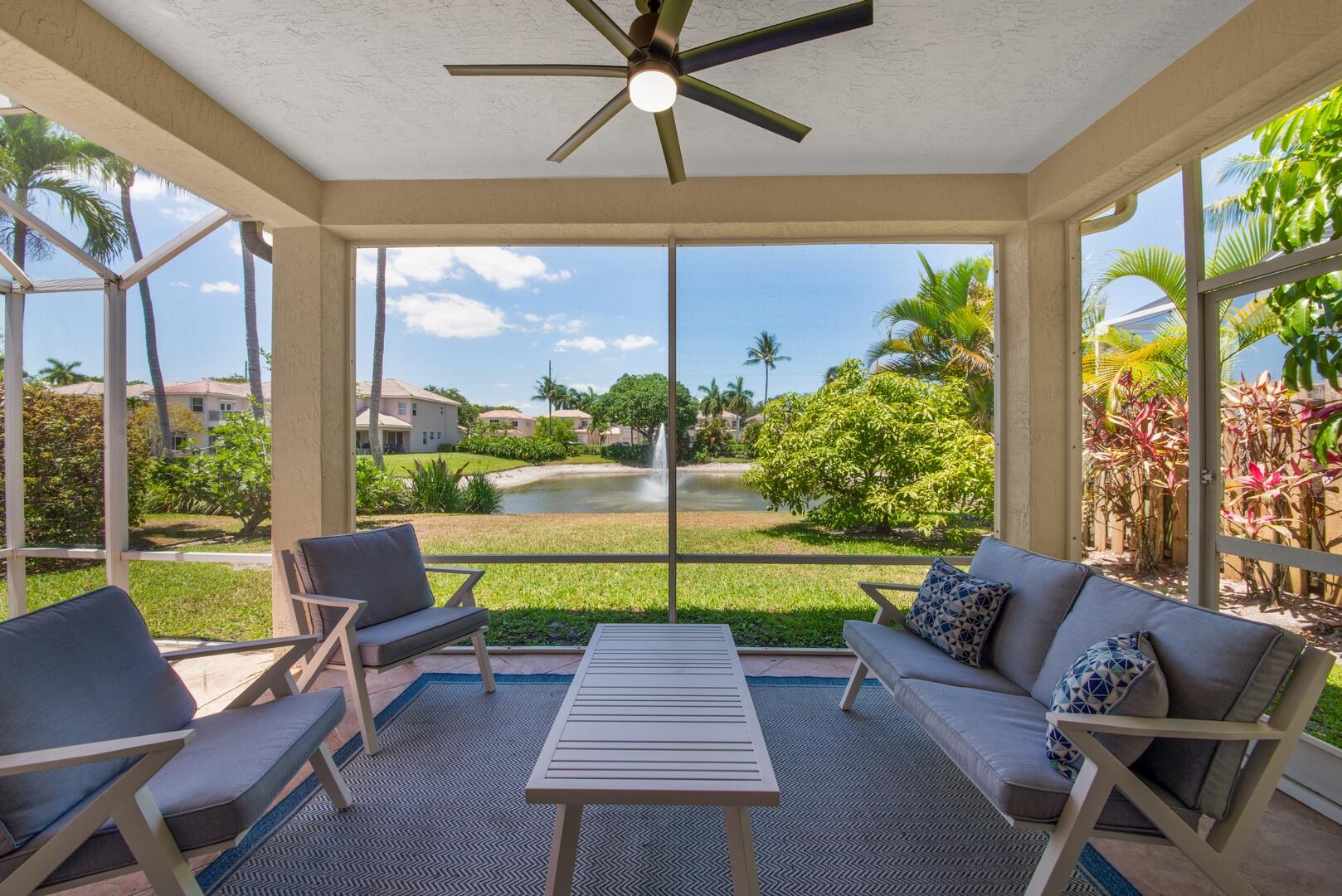 9737 Vineyard Court Boca Raton, FL 33428 - Photo 32 of 46 Screen Enclosed Patio