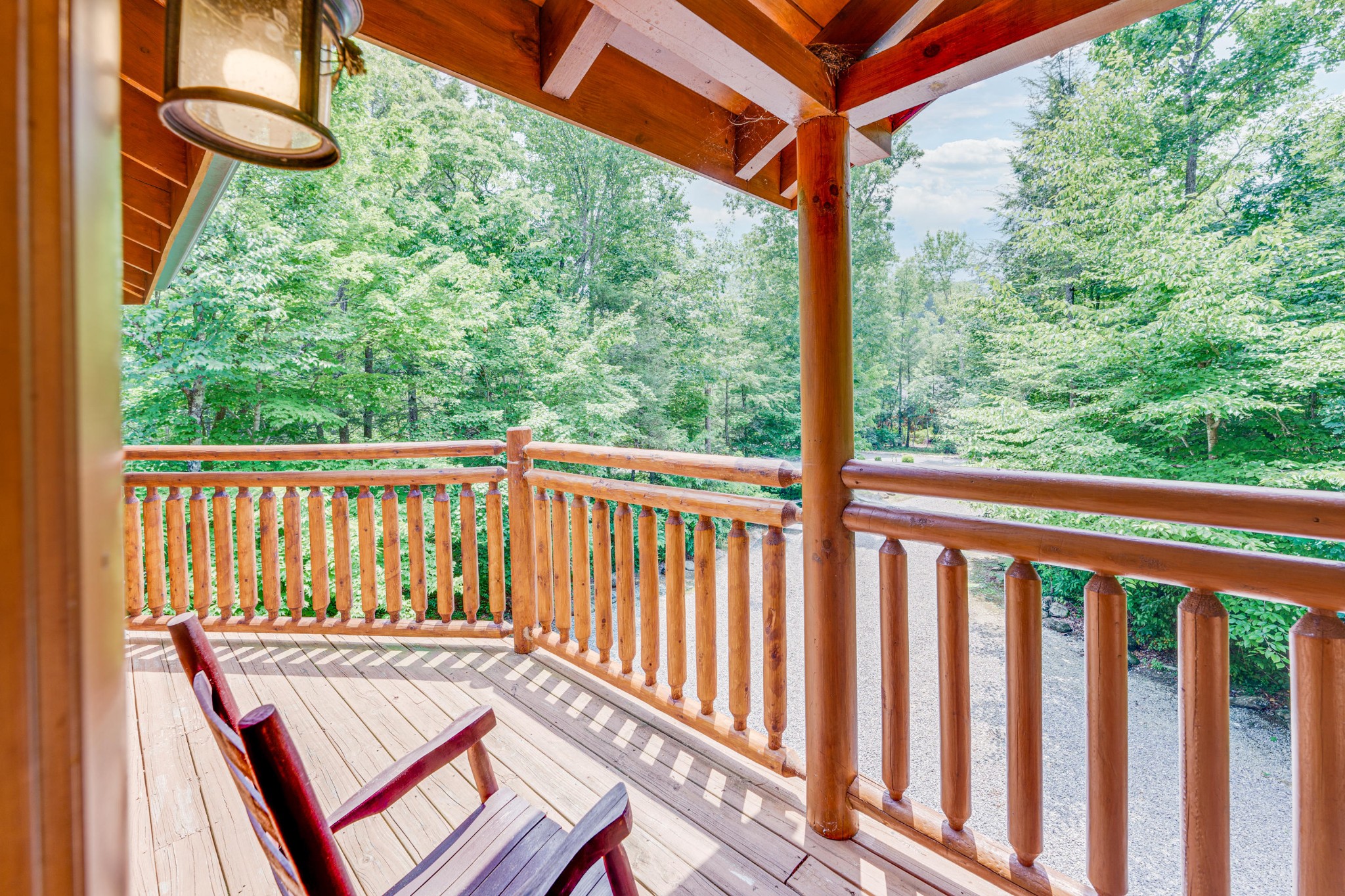 216 Amet Way Cosby, TN 37722 - Photo 3 of 21 a view of a two chairs in the balcony