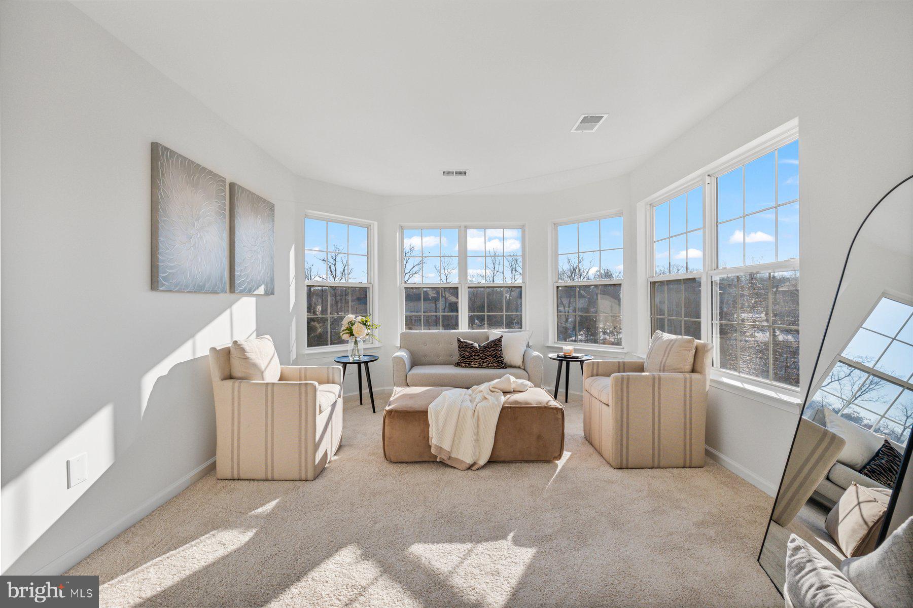 8329 Tillett Loop Manassas, VA 20110 - Photo 20 of 27 a living room with furniture and large windows