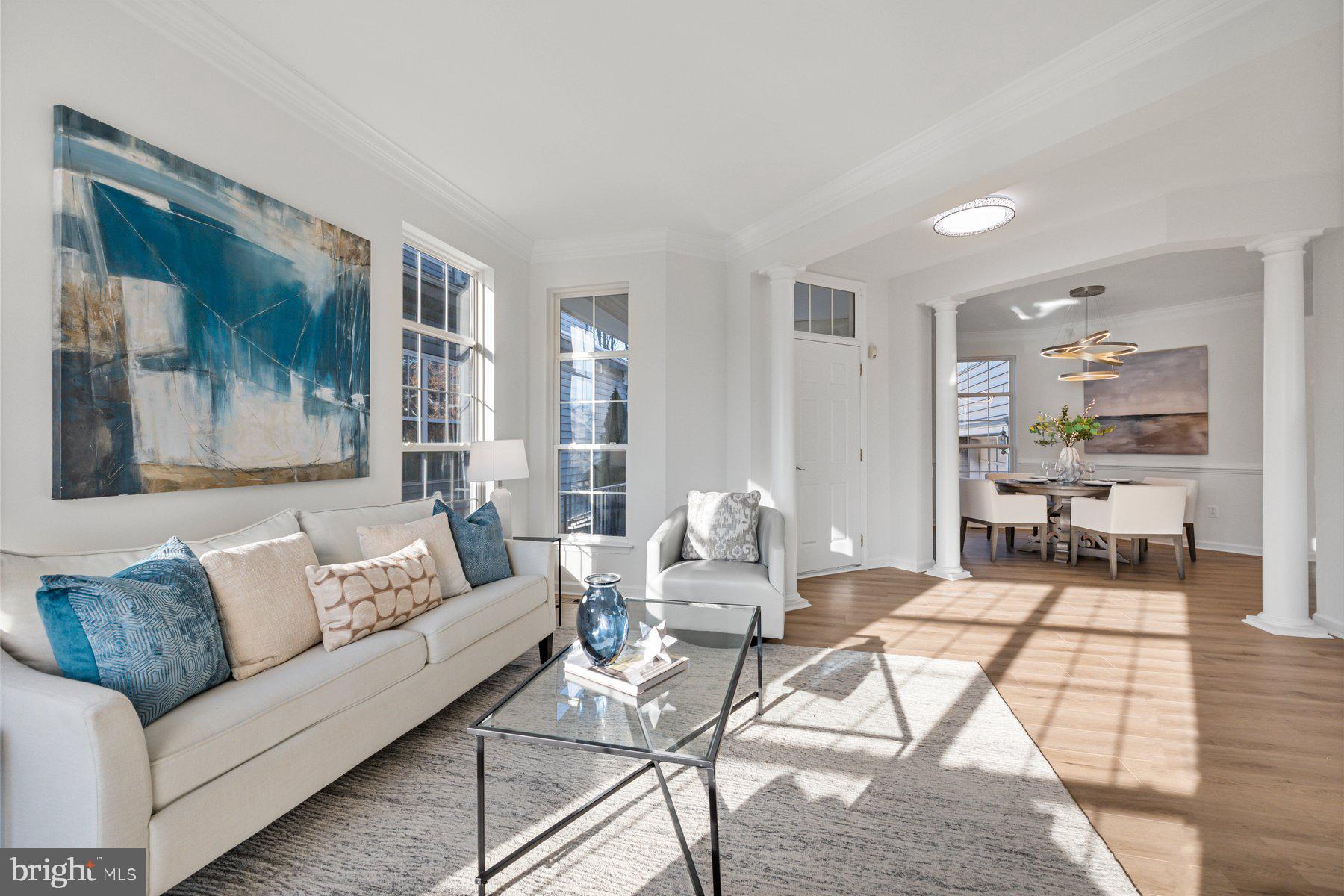 8329 Tillett Loop Manassas, VA 20110 - Photo 10 of 27 a living room with furniture and a rug