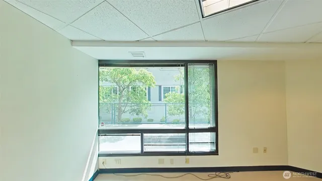 a view of a window in a room