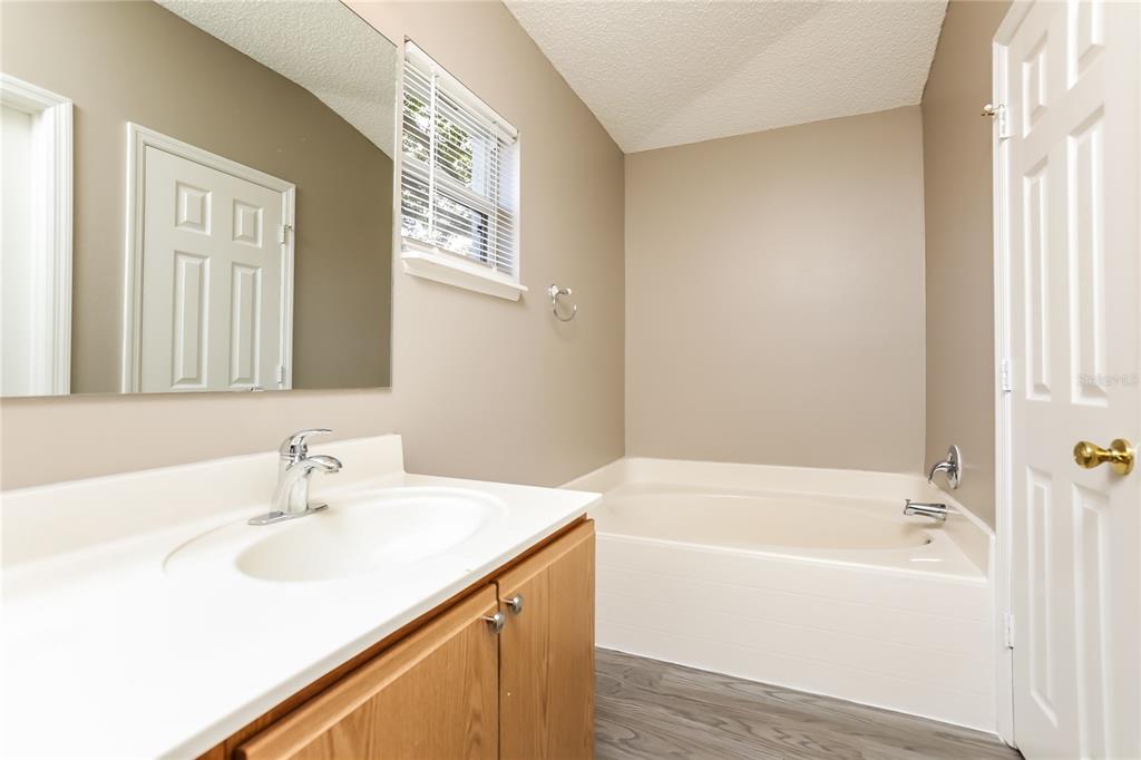 977 Vanderbilt Drive Eustis, FL 32726 - Photo 8 of 16 a bathroom with a sink and a bathtub