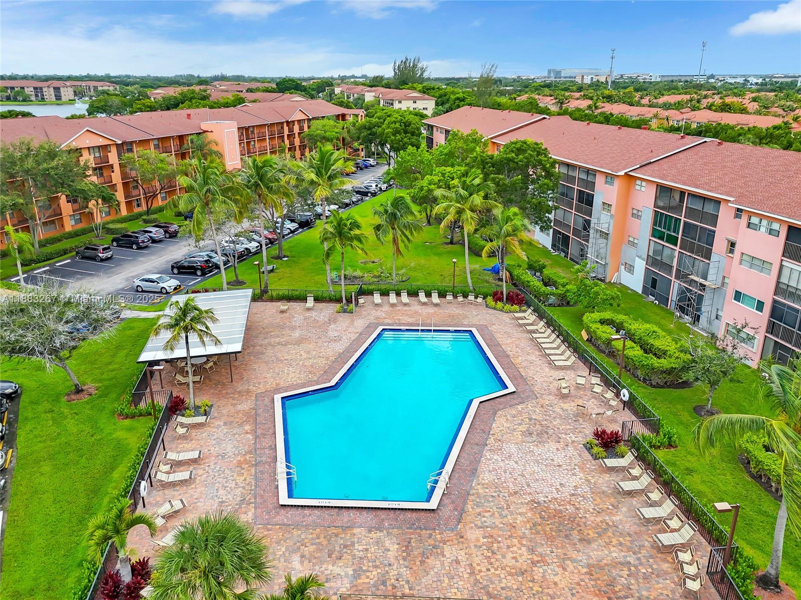 701 Southwest 142nd Avenue, Unit 108S Pembroke Pines, FL 33027 - Photo 23 of 25 an aerial view of a house