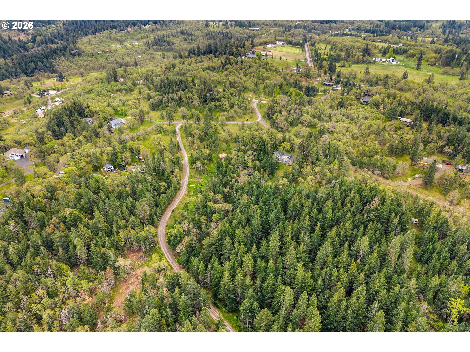 Evergreen Terrace Mosier, OR 97040 - Photo 16 of 22 a view of a city with lush green forest