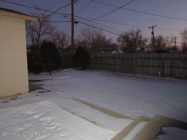 4501 South Bonham Street Amarillo, TX 79110 - Photo 9 of 13 a view of a backyard