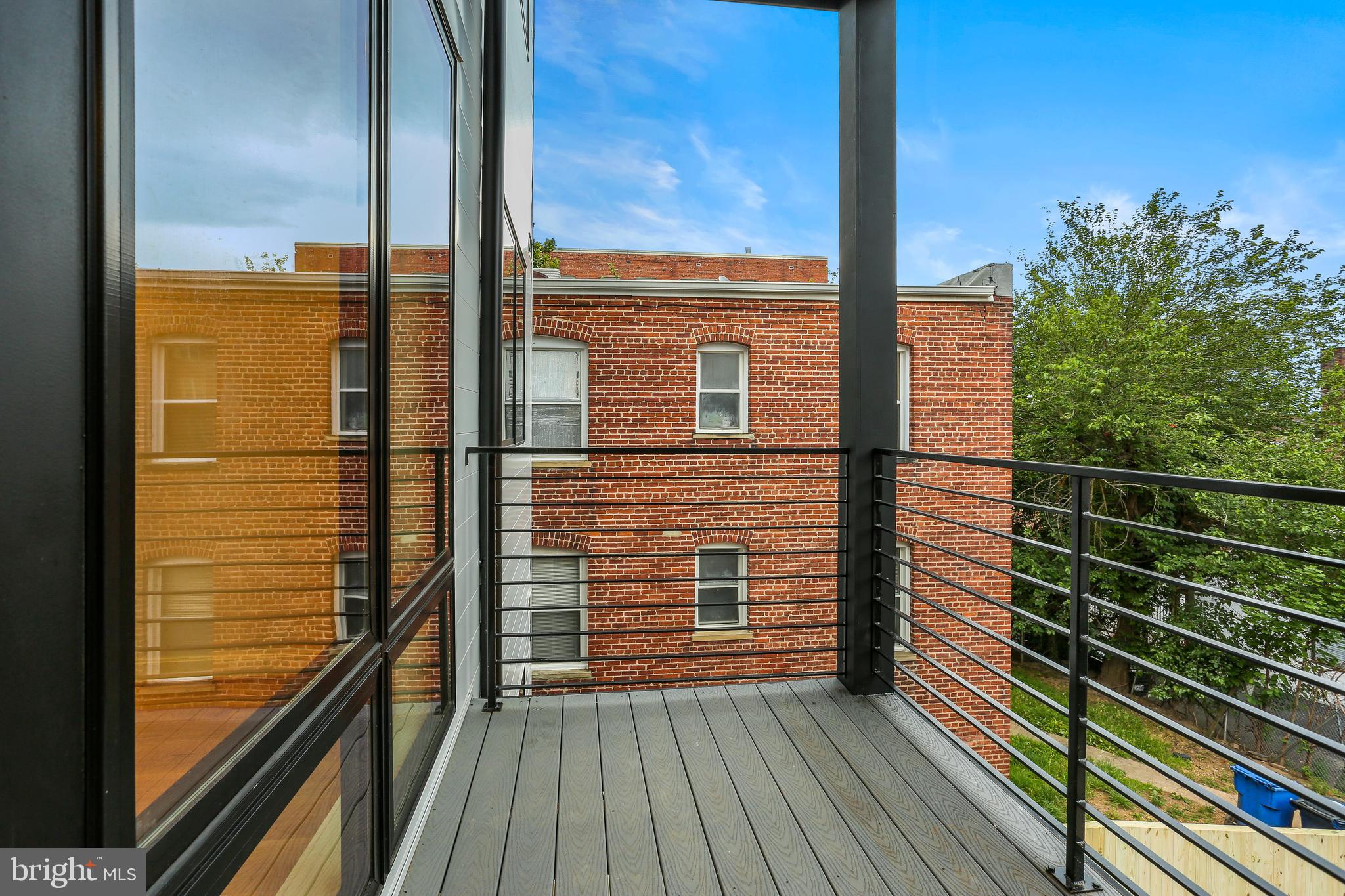 1434 Chapin Street Northwest, Unit 6 Washington, DC 20009 - Photo 30 of 37 Sun-filled South Facing Balcony off of Living Room
