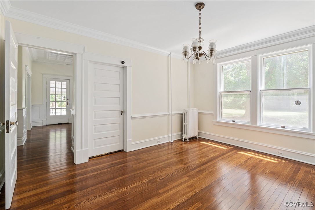 2707 Sherbourne Road Richmond, VA 23237 - Photo 16 of 50 Dining room featuring radiator heating unit, a cha