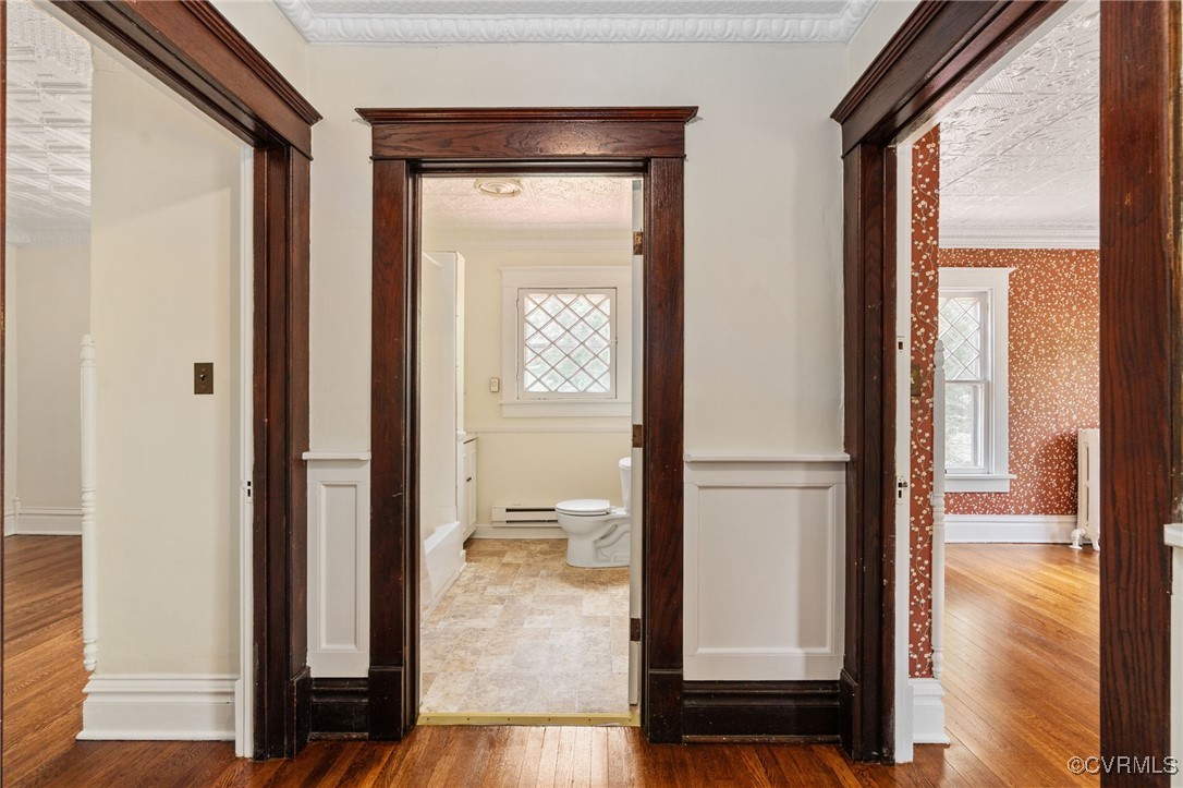 2707 Sherbourne Road Richmond, VA 23237 - Photo 25 of 50 Hallway with wood floors, plenty of natural light,