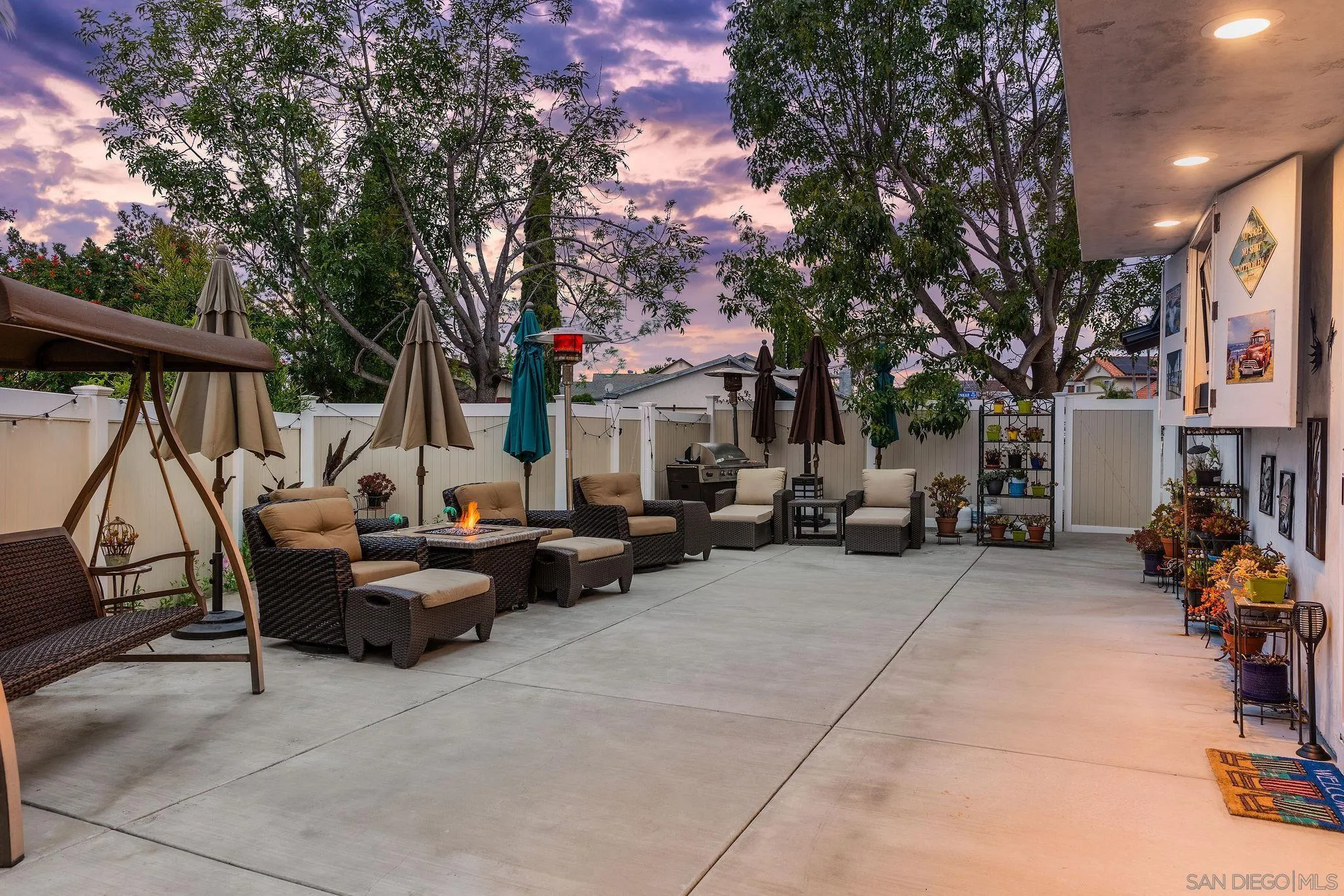8531 Menkar Road San Diego, CA 92126 - Photo 25 of 37 a view of a patio with swimming pool