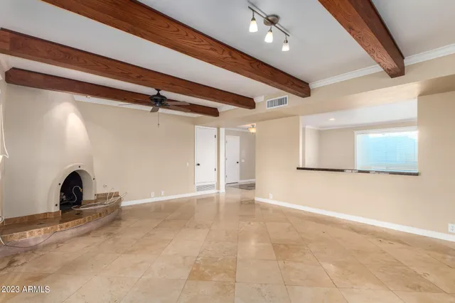 a view of a kitchen with a sink