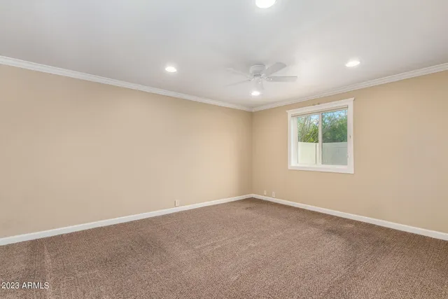 a view of an empty room