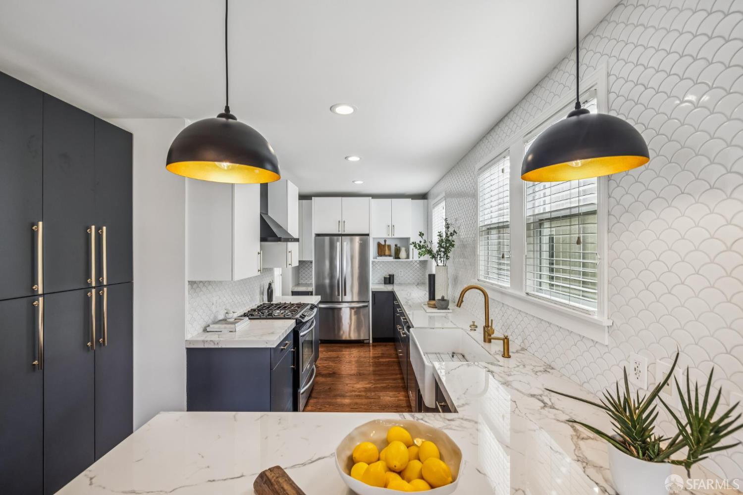 71 Ulloa Street San Francisco, CA 94127 - Photo 12 of 38 a kitchen with sink and refrigerator