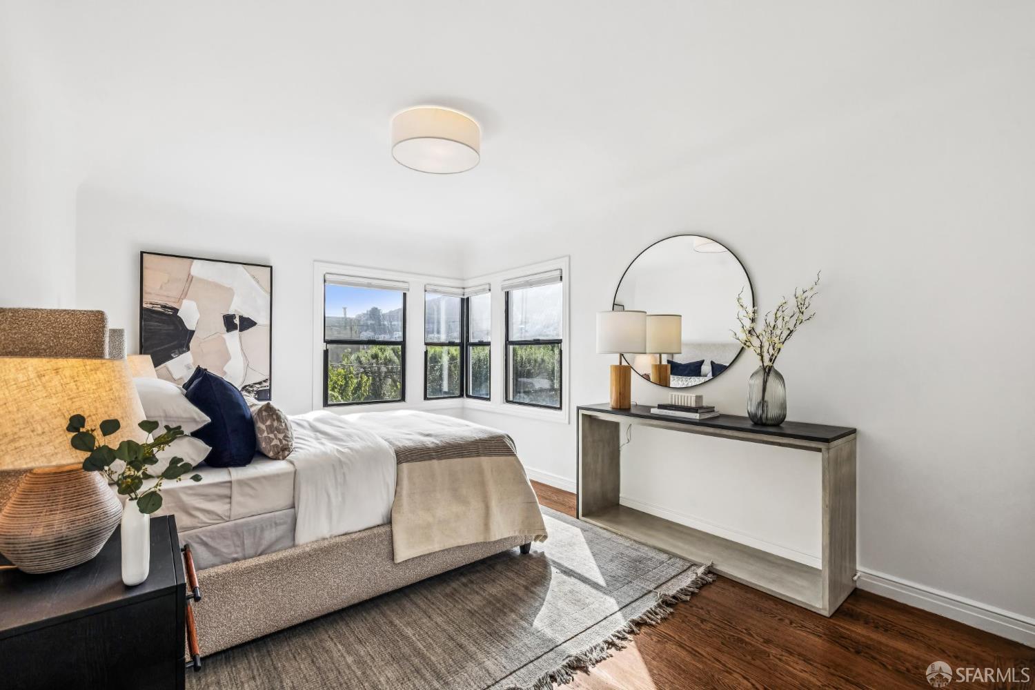 71 Ulloa Street San Francisco, CA 94127 - Photo 14 of 38 a living room with a bed furniture and a window