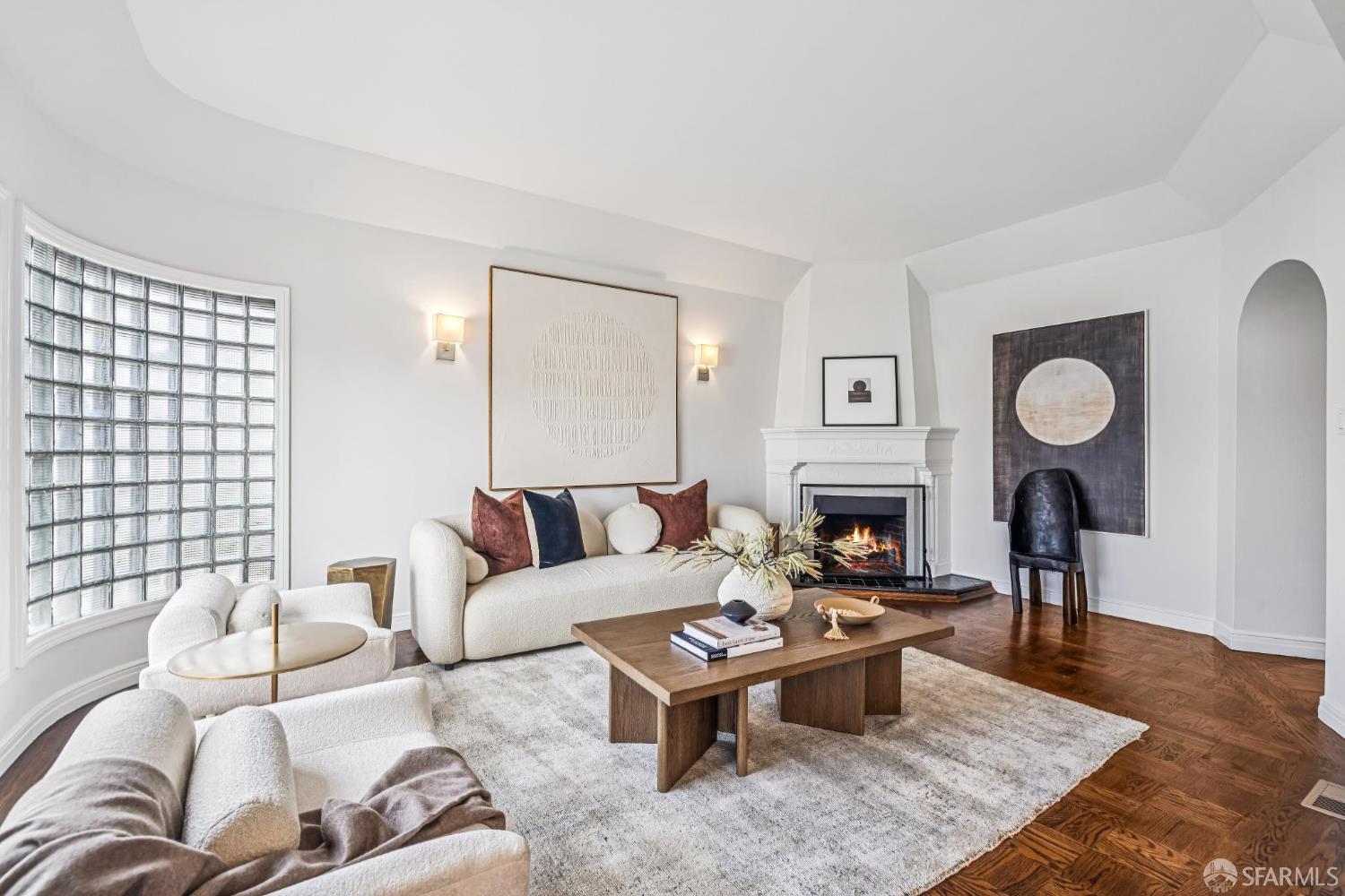 71 Ulloa Street San Francisco, CA 94127 - Photo 4 of 38 a living room with furniture fireplace and window