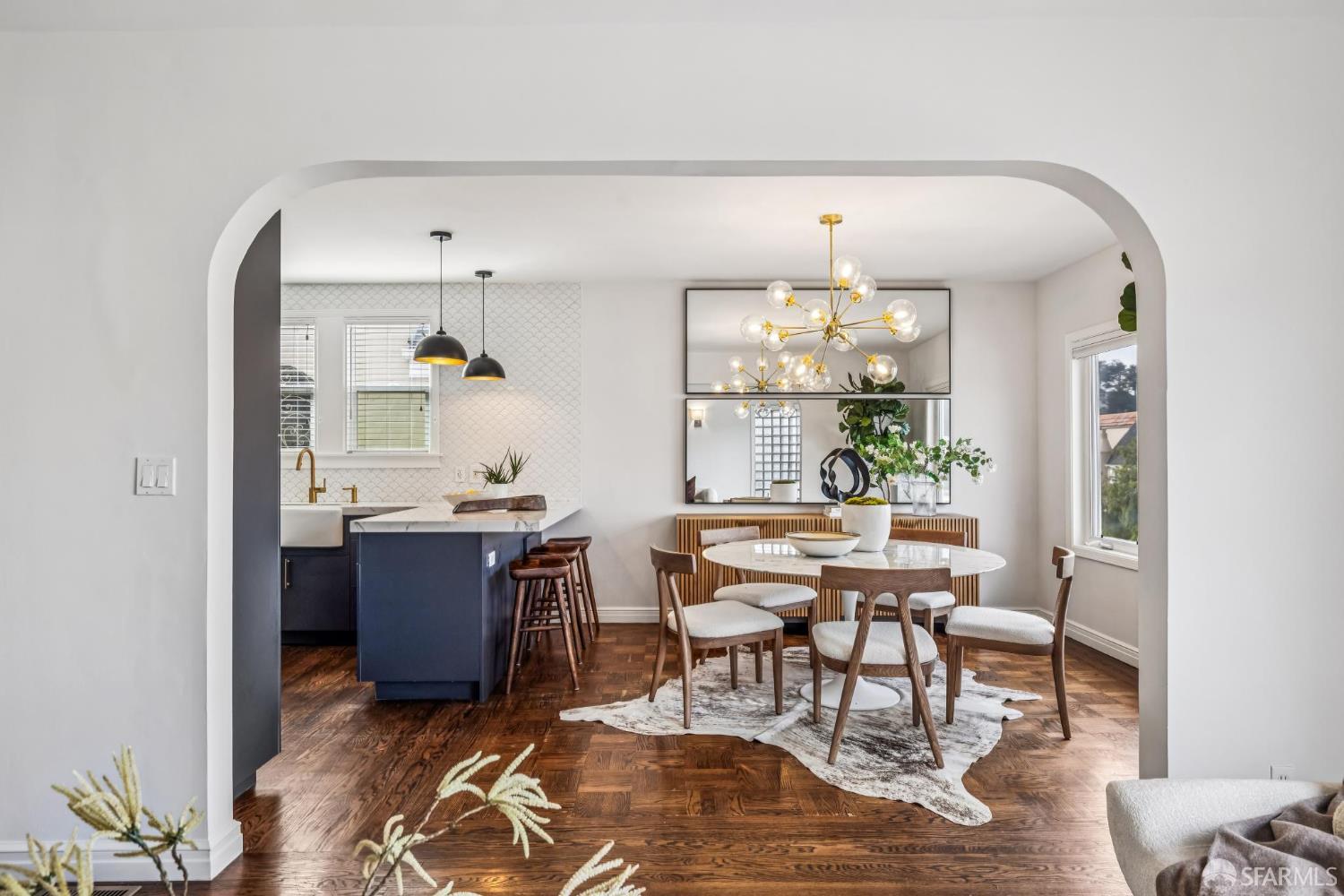 71 Ulloa Street San Francisco, CA 94127 - Photo 7 of 38 a view of a dining room with furniture window and outside view