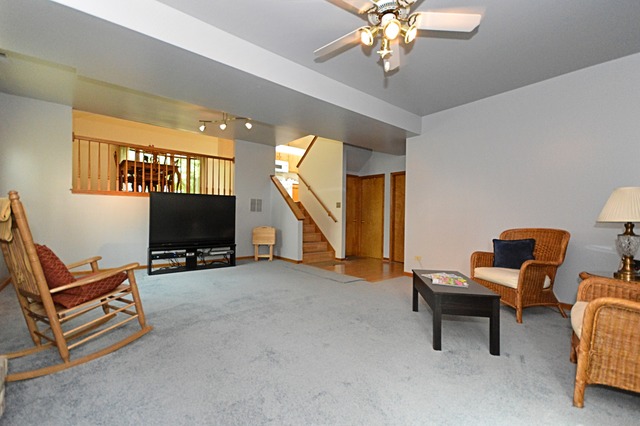1710 Chestnut Hill Road Plainfield, IL 60586 - Photo 10 of 25 a living room with furniture and a flat screen tv