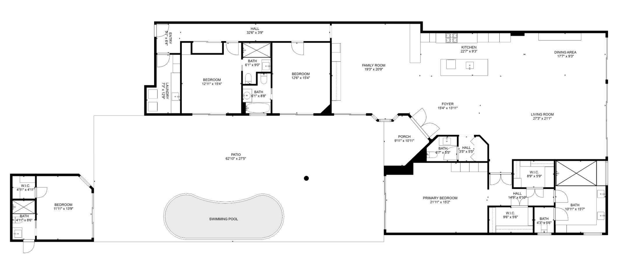 3506 Northwest Clubside Circle Boca Raton, FL 33496 - Photo 46 of 46 Floor Plan