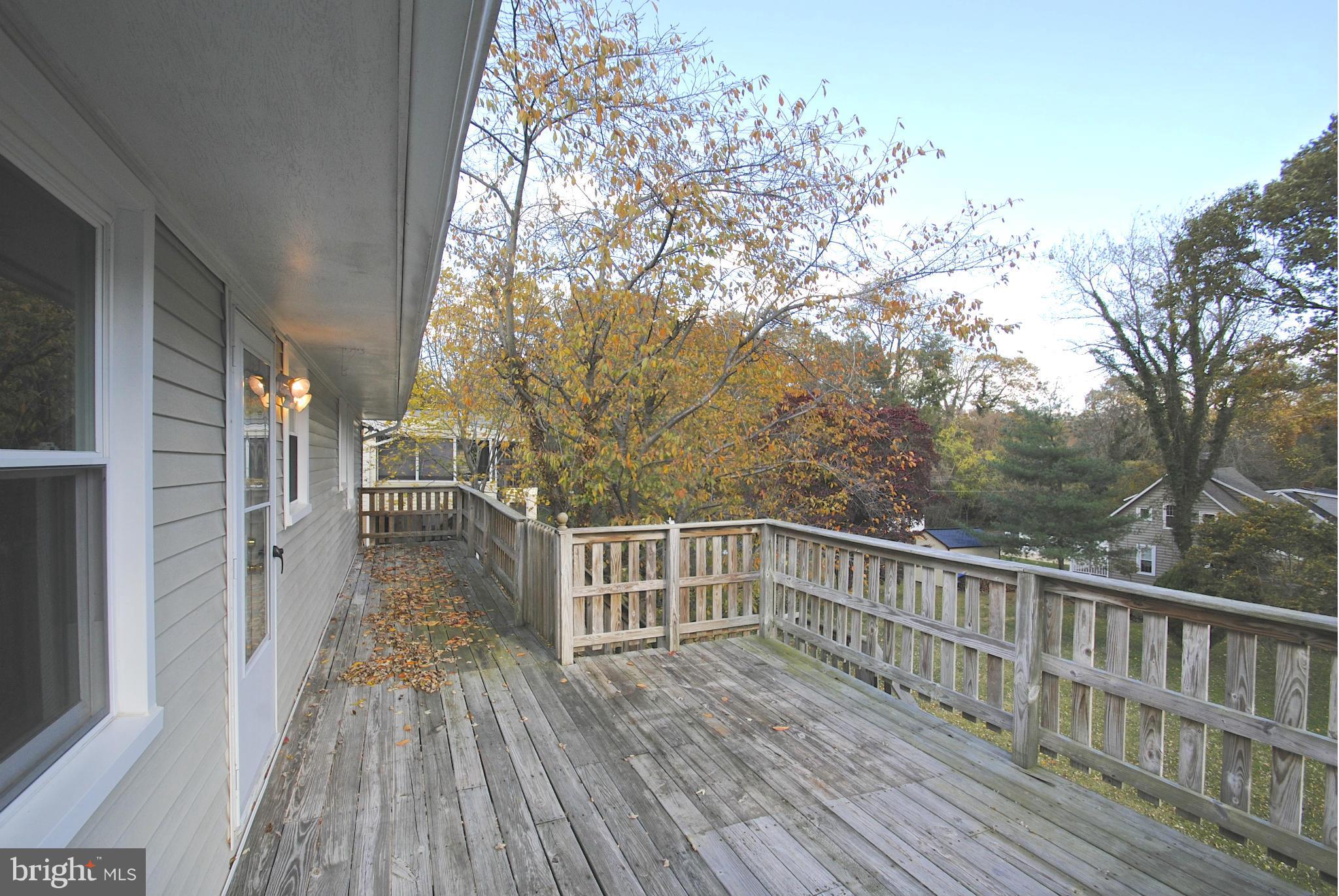 533 Wilson Road Annapolis, MD 21401 - Photo 15 of 21 Deck runs along back of home!