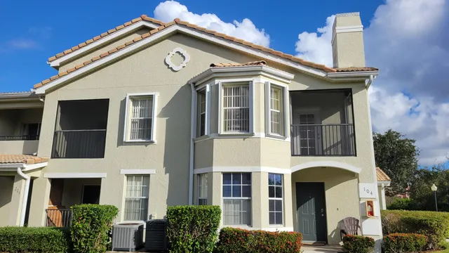 a front view of a house with a window