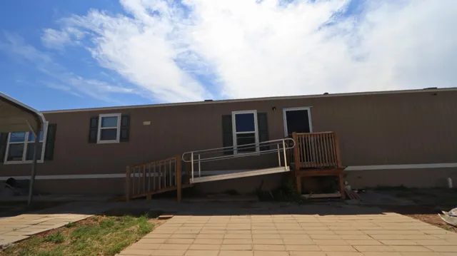 a side view of a house