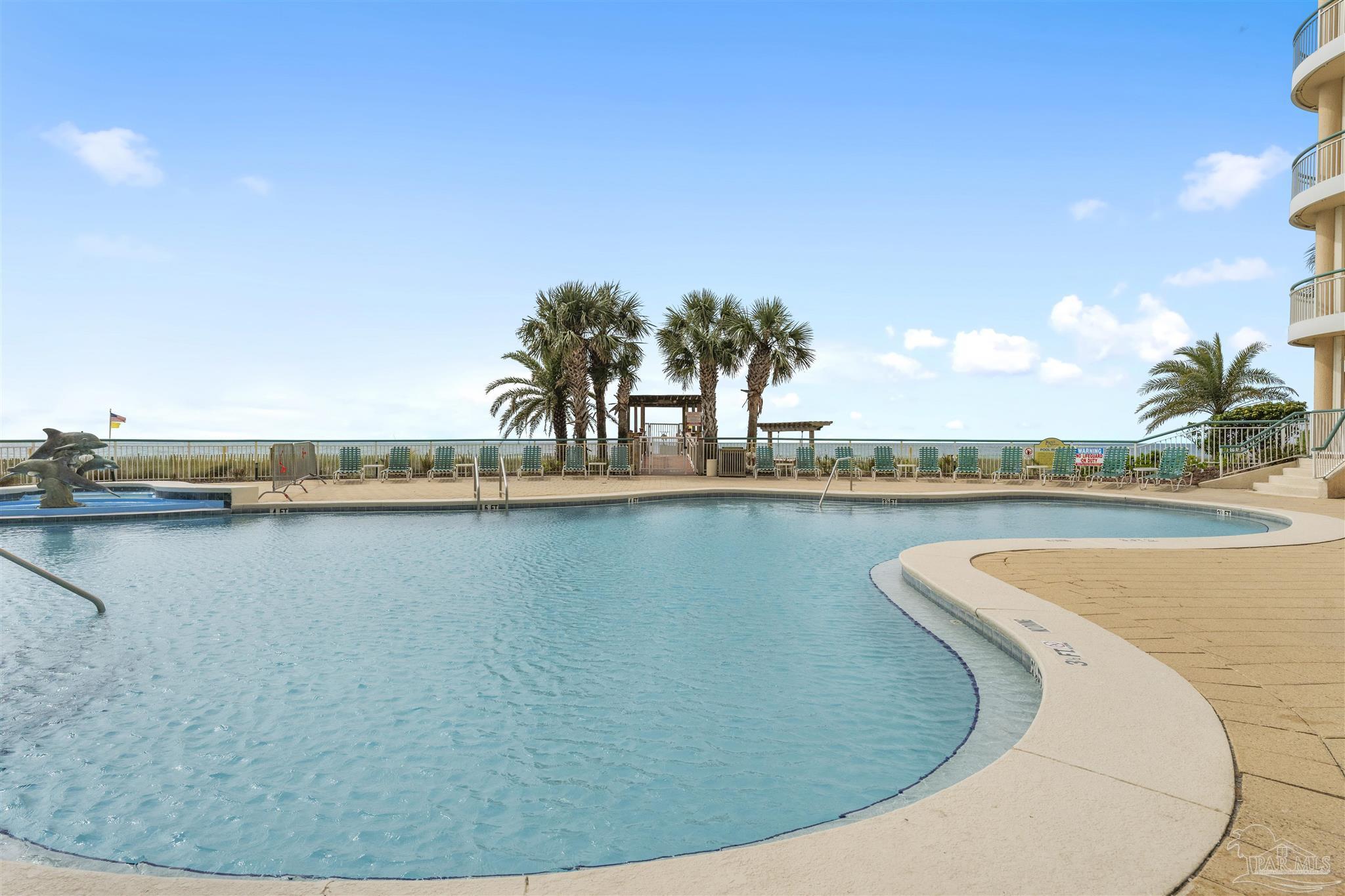 13601 Perdido Key Drive, Unit W2C Perdido Key, FL 32507 - Photo 50 of 63 a view of a swimming pool and lake