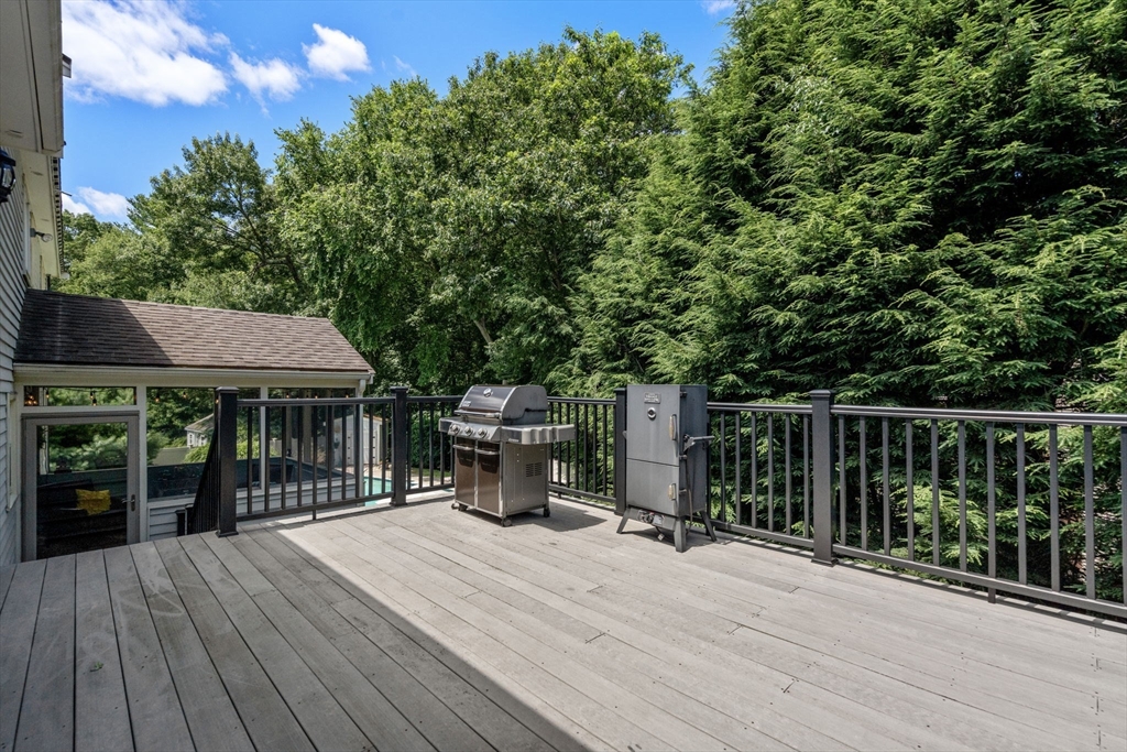 16 Jasmine Road Medway, MA 02053 - Photo 13 of 41 a deck view with a garden space