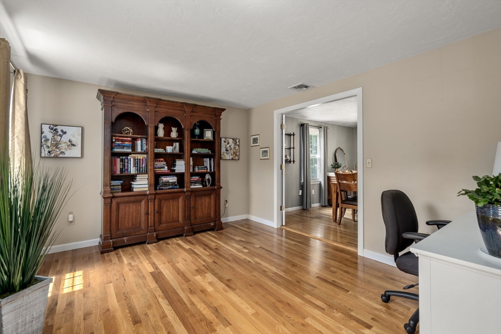 16 Jasmine Road Medway, MA 02053 - Photo 18 of 41 a view of workspace with furniture and wooden floor