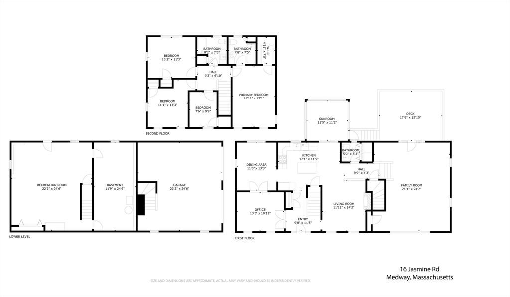 16 Jasmine Road Medway, MA 02053 - Photo 41 of 41 a picture of floor plan