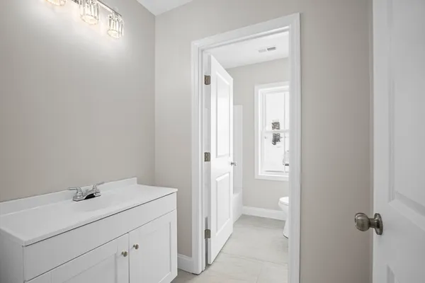 a view of a bathroom with a sink