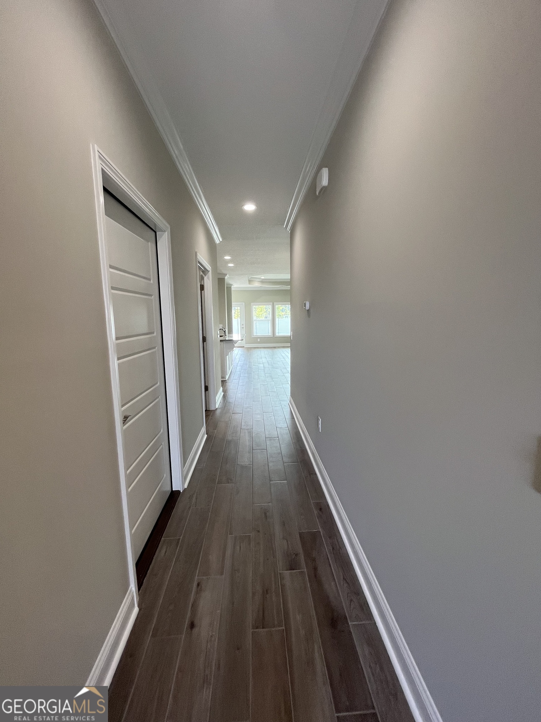 160 The Villas Way Kingsland, GA 31548 - Photo 17 of 65 a view of hallway with wooden floor