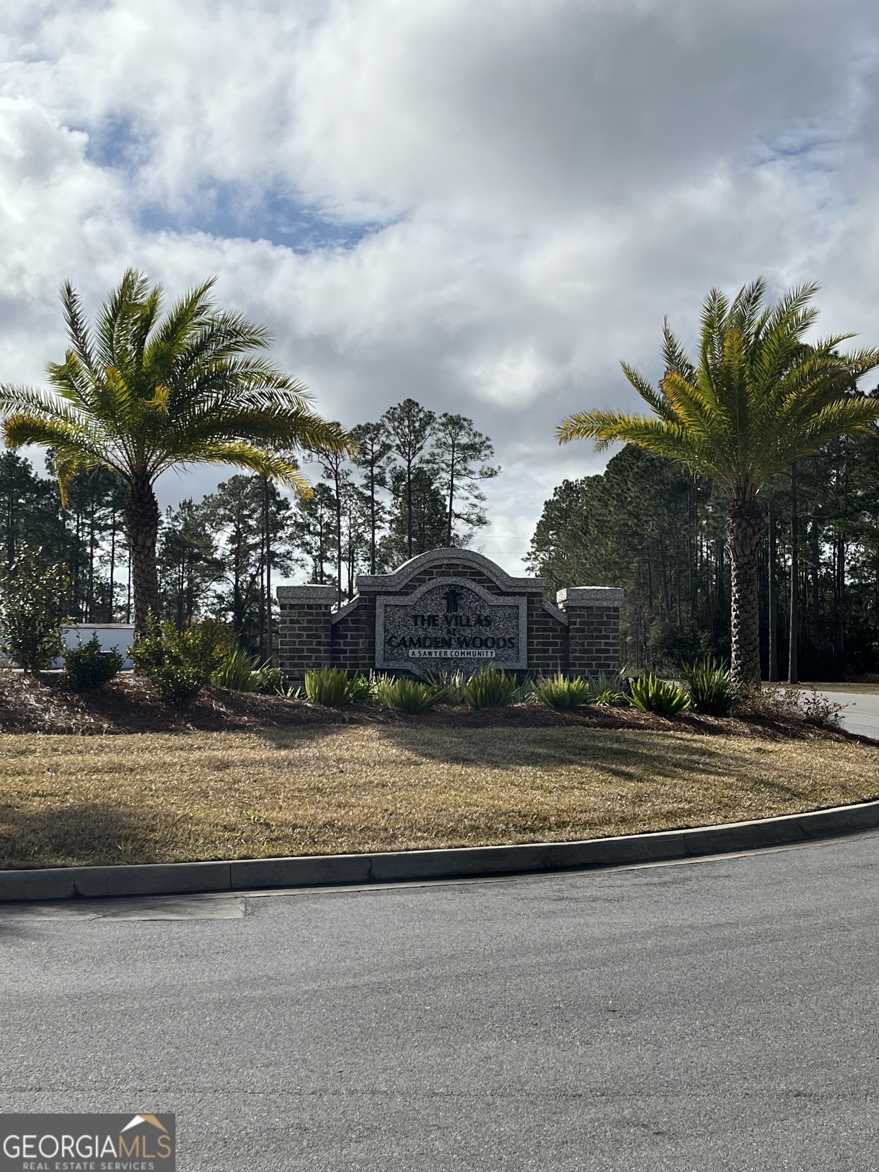 160 The Villas Way Kingsland, GA 31548 - Photo 65 of 65 a view of a house with a yard and large trees