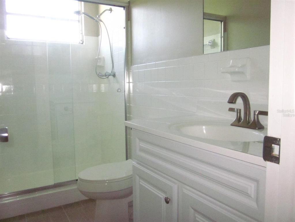 2456 Ecuadorian Way, Unit 46 Clearwater, FL 33763 - Photo 11 of 65 a bathroom with a sink a toilet and shower