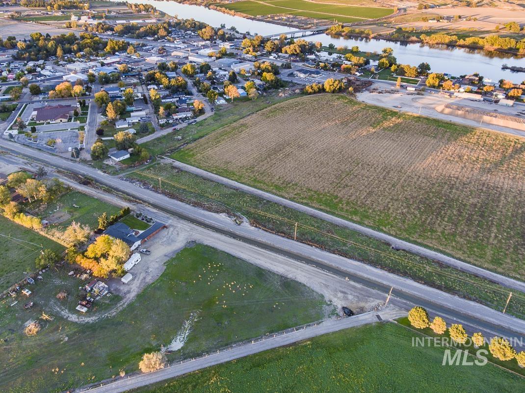 Tbd Canal Street Marsing, ID 83639 - Photo 7 of 13 Aerial view of property's location with a nearby body of water and abundant farmland