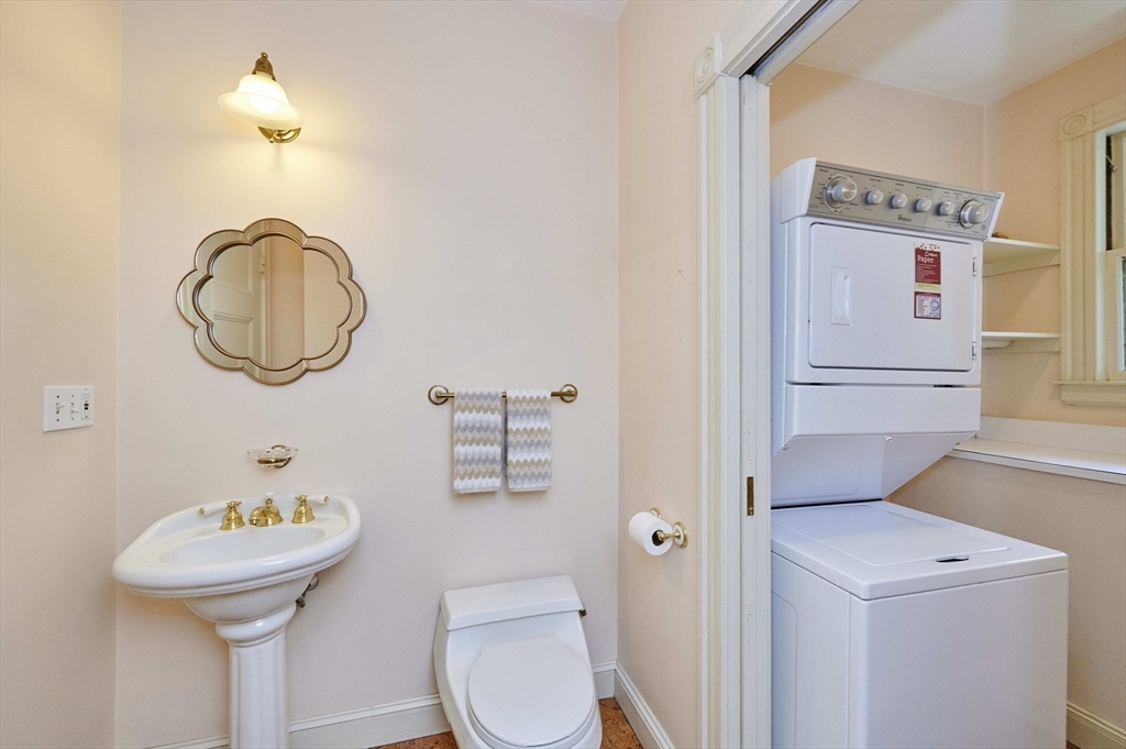 32 Lenox Street Newton, MA 02465 - Photo 21 of 36 a bathroom with a toilet and a sink
