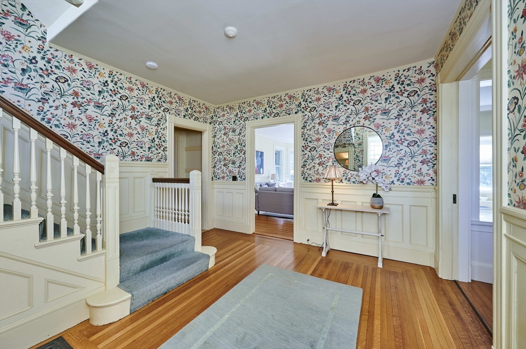 32 Lenox Street Newton, MA 02465 - Photo 3 of 36 workspace with wooden floor and furniture