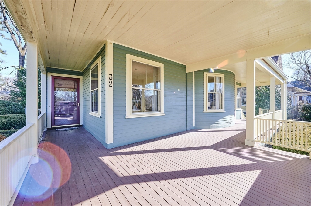 32 Lenox Street Newton, MA 02465 - Photo 33 of 36 a front view of a house with a porch