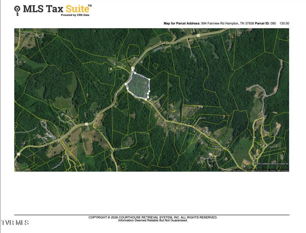 994 Fairview Road Hampton, TN 37658 - Photo 52 of 52 994 Fairview Plat - wide view 2
