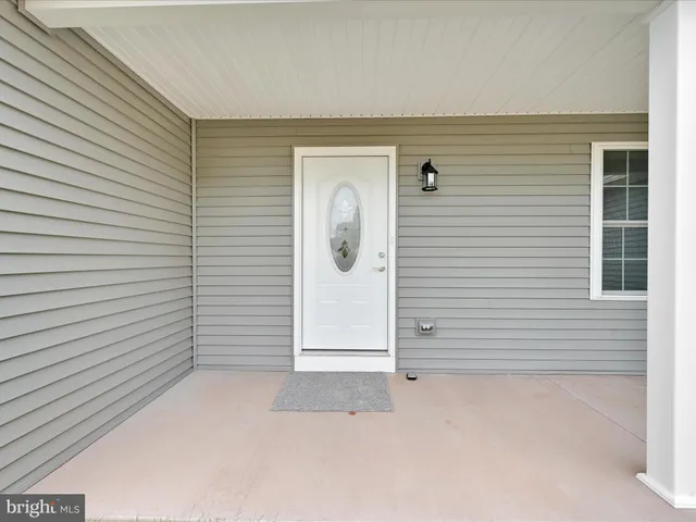 a view of a wooden door