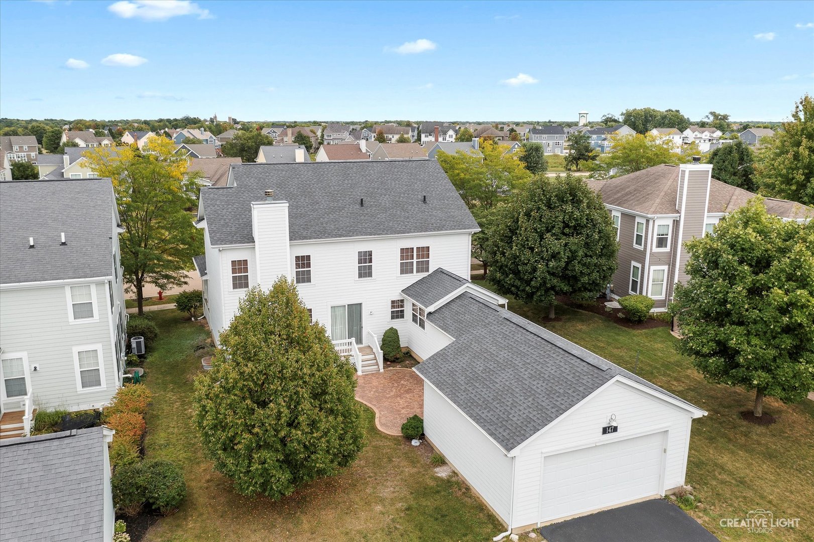 147 Gillett Street Sugar Grove, IL 60554 - Photo 25 of 32 an aerial view of a house