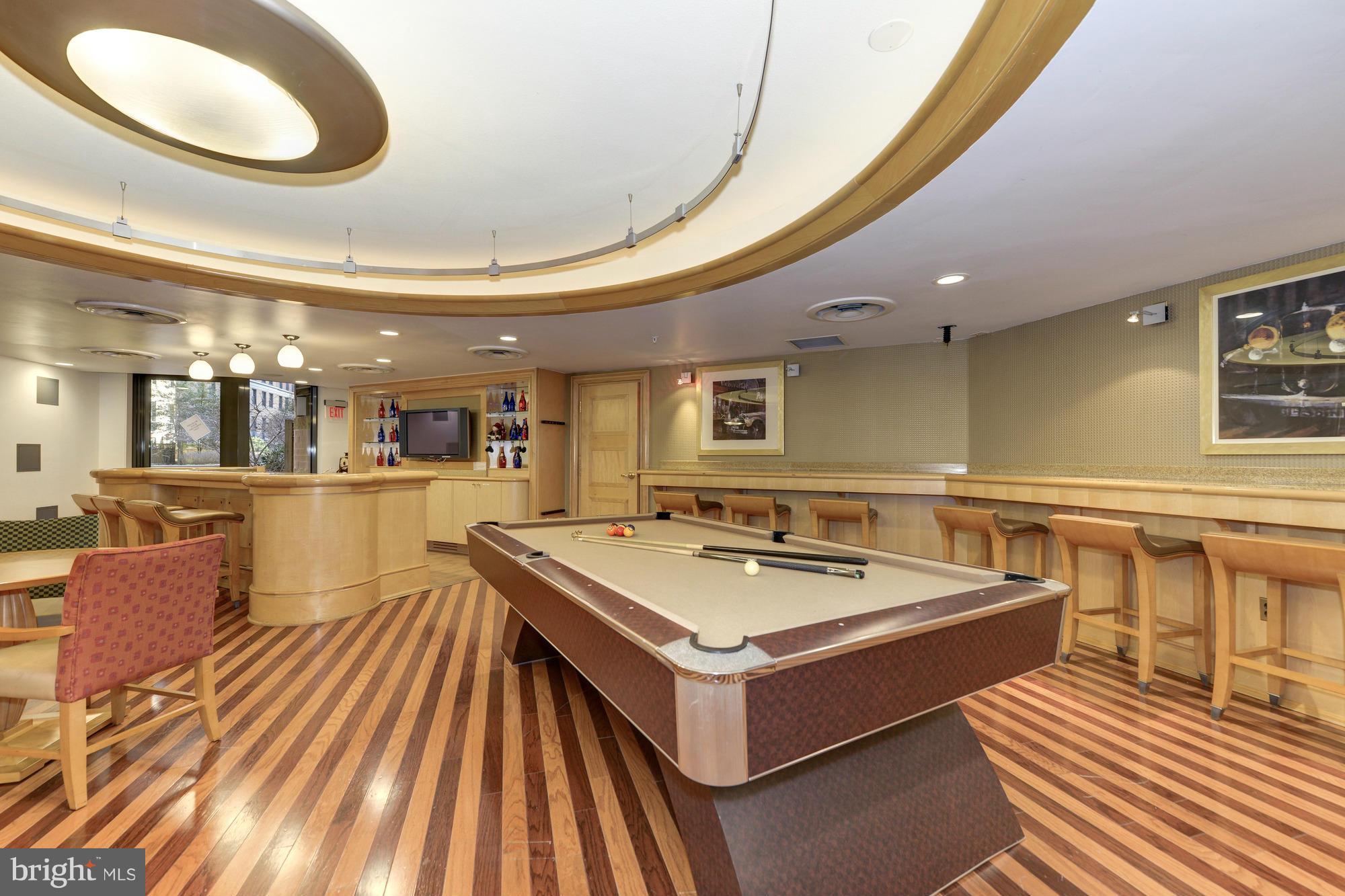 631 D Street Northwest, Unit 130 Washington, DC 20004 - Photo 21 of 30 Clubroom Billiard Table