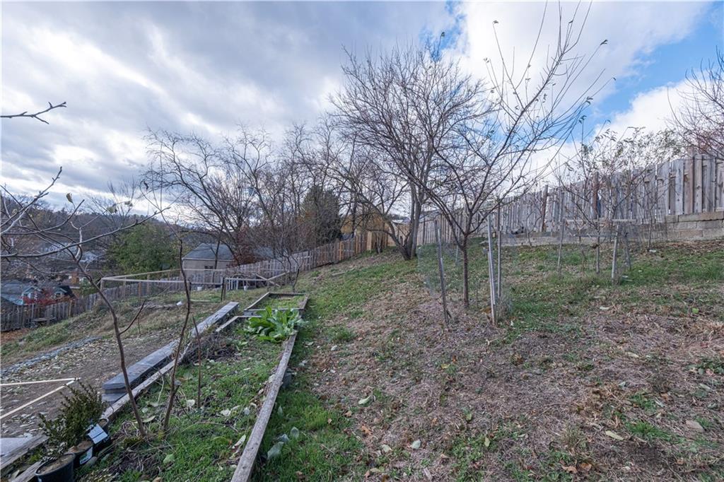 201 Friday Road Pittsburgh, PA 15209 - Photo 15 of 39 Perspective from upper right side of property to the upper left side of the property. This view displays the existing terracing of the land and a big sky.
