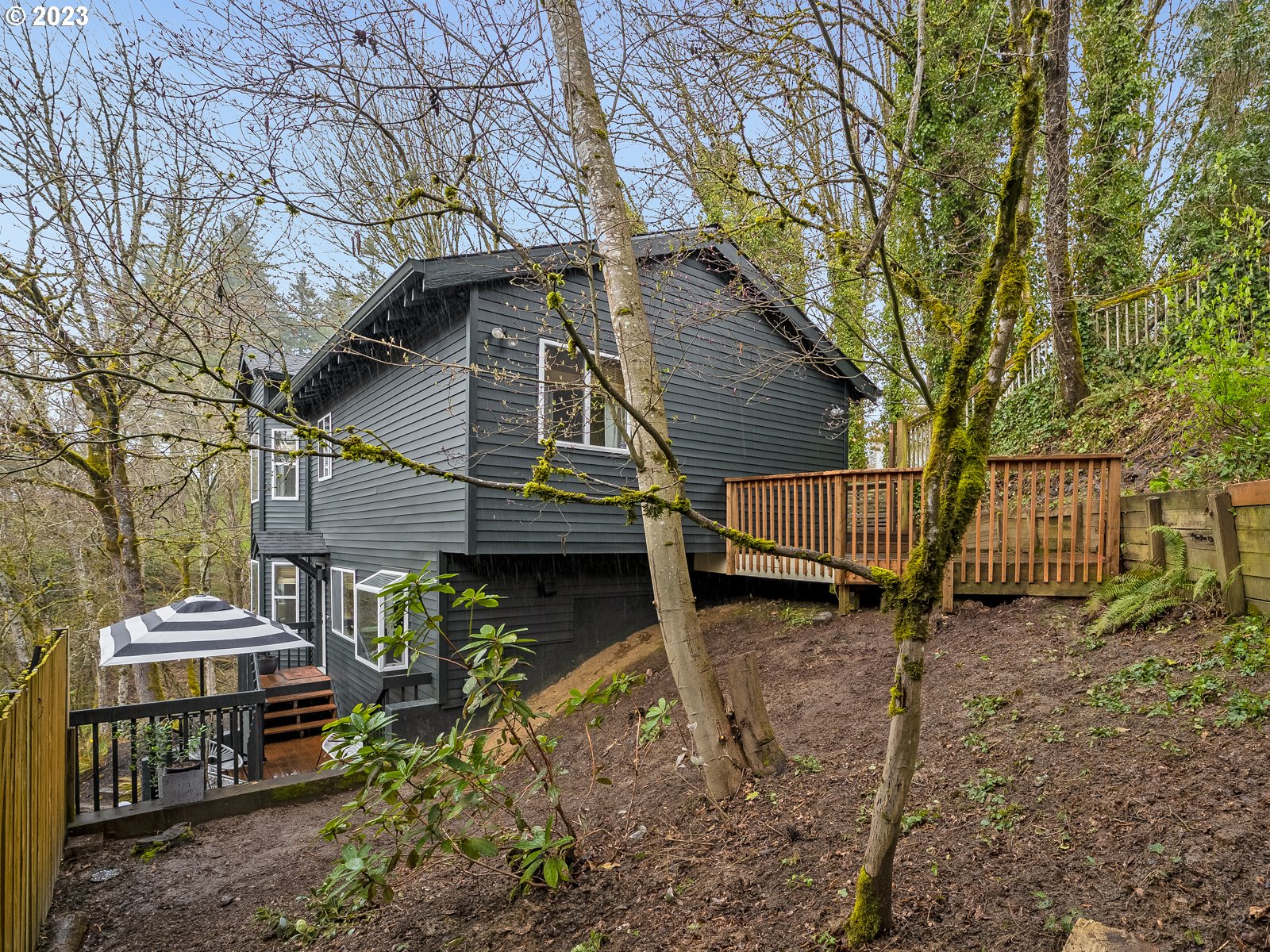 5928 Southwest Yamhill Street Portland, OR 97221 - Photo 24 of 25 a view of a house with a yard