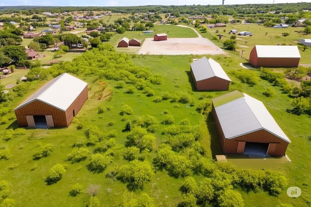 2620 County Road 920 Crowley, TX 76036 - Photo 3 of 28 an aerial view of residential houses with outdoor space
