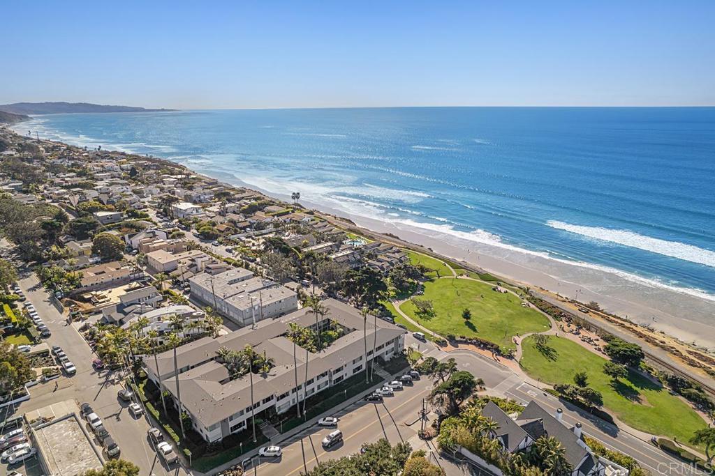 155 15th Street, Unit 19 Del Mar, CA 92014 - Photo 16 of 29 an aerial view of beach and ocean