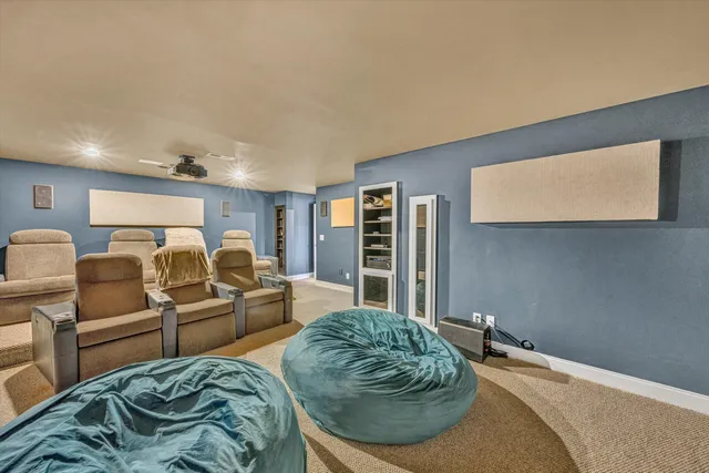 a view of a lake with a mountain