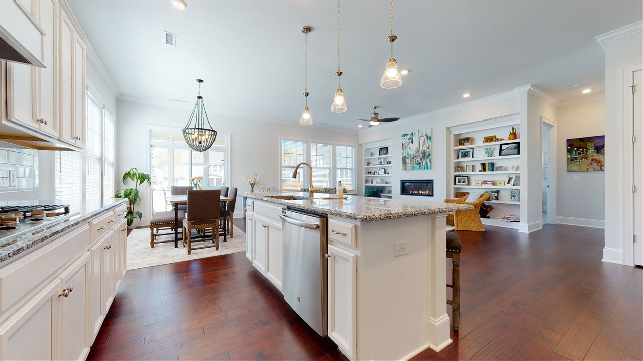 401 Saddletop Court, Unit PRITCHETT FARM ESTATES Raleigh, NC 27606 - Photo 6 of 30 Kitchen with large Island
