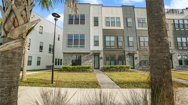 a view of a house with a swimming pool