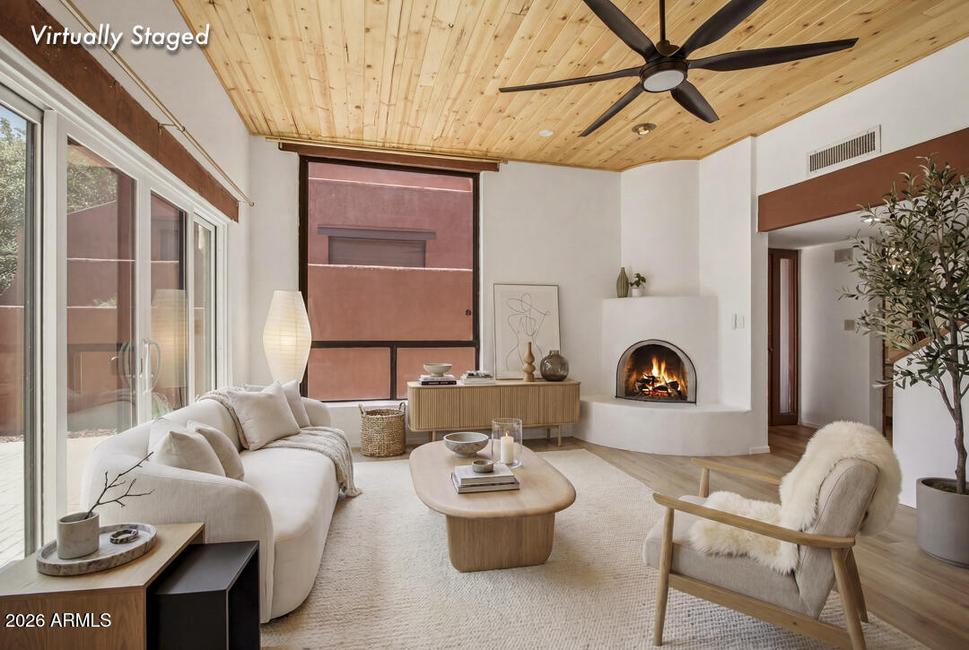 165 Verde Valley School Road, Unit 6 Sedona, AZ 86351 - Photo 10 of 40 a living room with furniture and a window