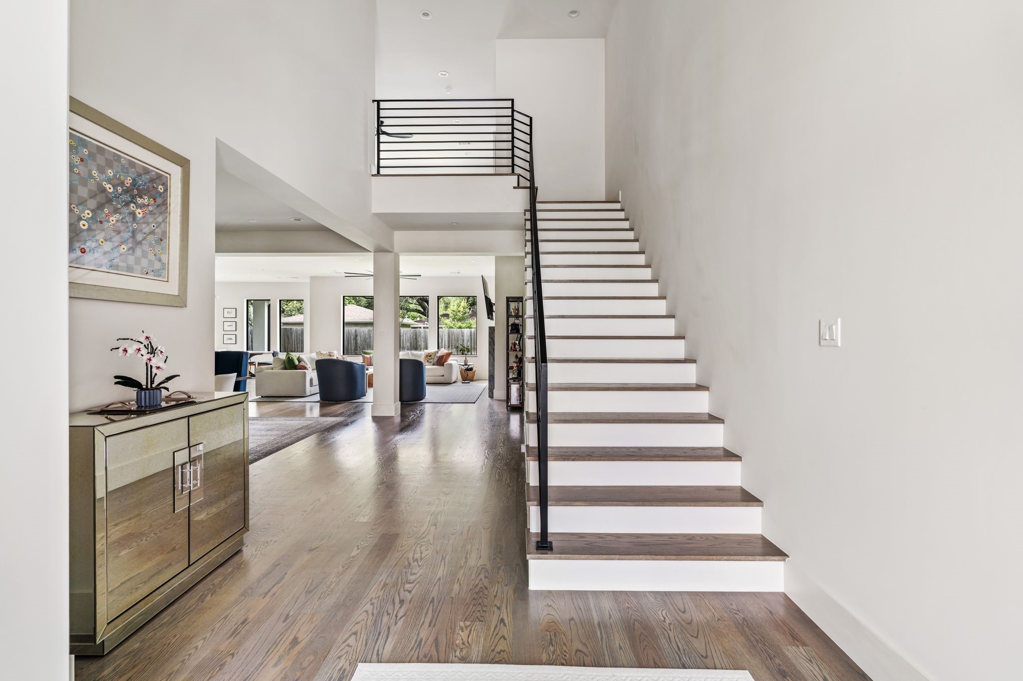4638 Merwin Street Houston, TX 77027 - Photo 42 of 42 A desirable first-floor living floor plan welcomes you with abundant natural light and an effortless flow into the living area.
